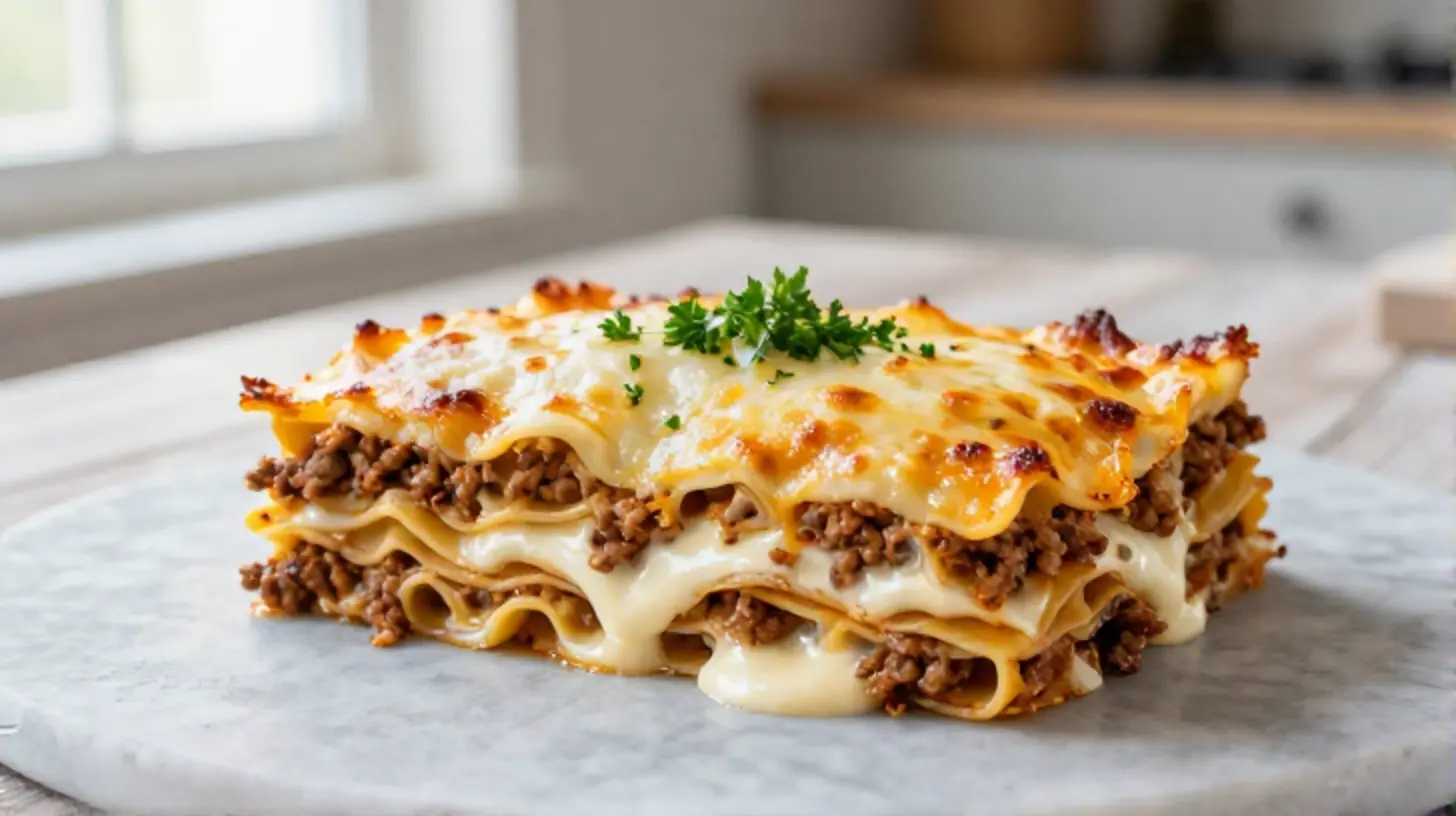 Authentic Velvety White Lasagna: Rich Flavor, Effortless Prep